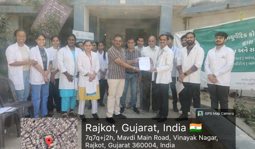 Free medical camp at Sahajanand High School